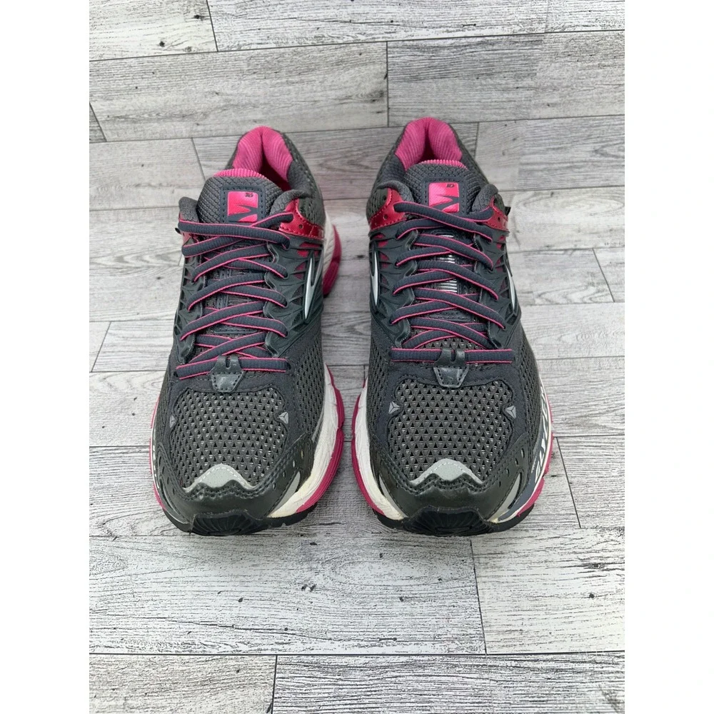 Brooks Glycerin 10 Women's Running Shoes Gray Pink Size 8B‎